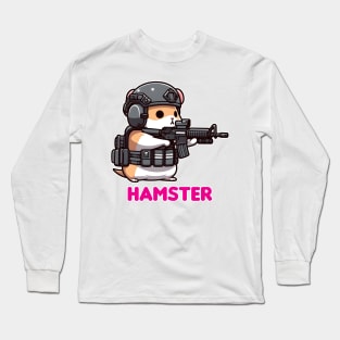 Tactical Hamster Long Sleeve T-Shirt